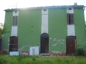 De voorkant van het huis